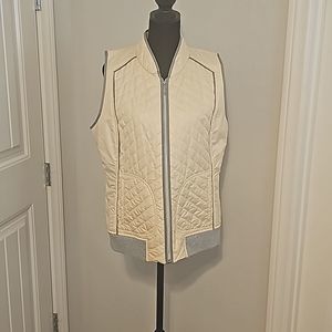 Chico's Yellow Quilted Vest